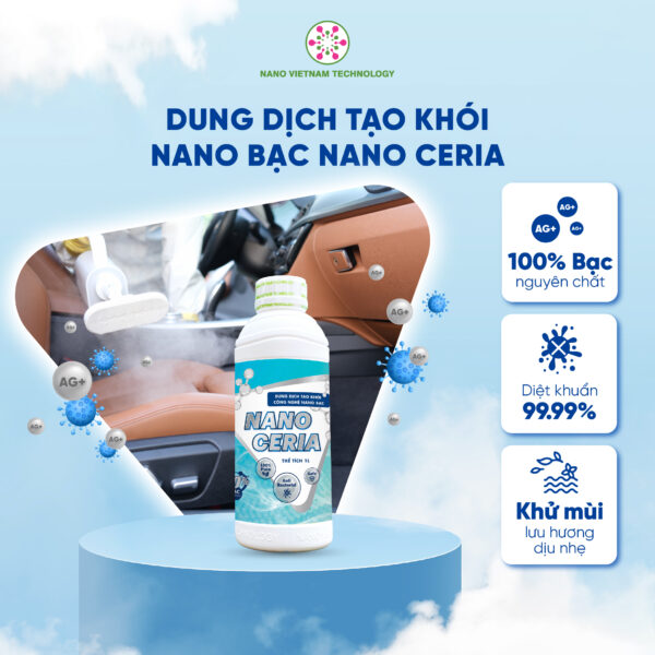 Dung dịch tạo khói Nano Bạc Nano Ceria - 1000ml