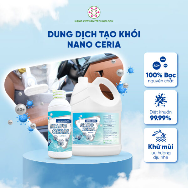 Dung dịch tạo khói Nano Bạc Nano Ceria - 1000ml - Hình ảnh 2