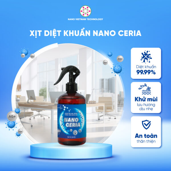 Dung dịch diệt khuẩn Nano Bạc Nano Ceria - 500ml